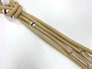 未使用品　正絹　撚り房　手組帯締め